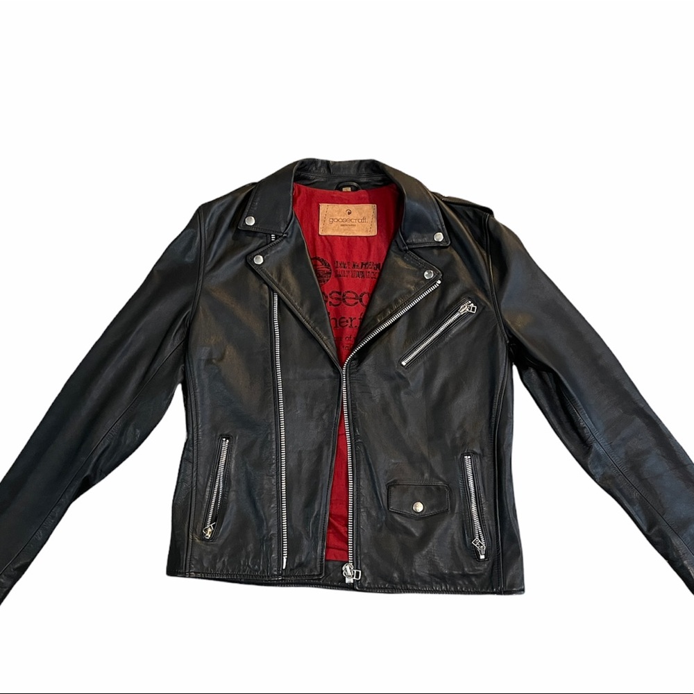 Goosecraft Leather Motorcycle Jacket